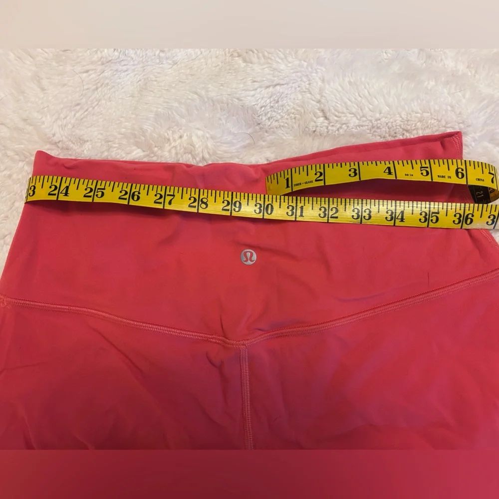 lululemon Align High-Rise Pant 25" Size 10 Desert Red - Picture 9 of 10